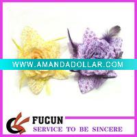 unique farbic handmade flower brooches