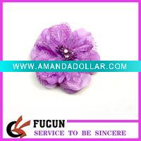 Wholesale magnetic farbic handmade flower brooches