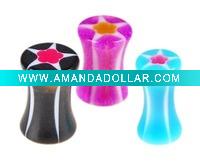 bone-like custom body jewelry plug