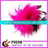 magnetic feather brooches