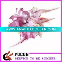 Wholesale handmade flower hair clip/brooches for wedding