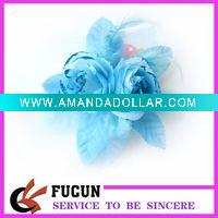 Wholesale handmade flower hair clip/brooches