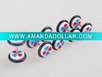 UV fack plug body piercing jewelry
