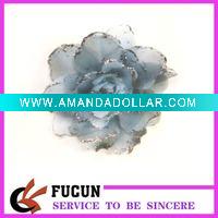 Wholesale handmade fabric flower brooches