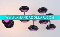 UV fack plug body piercing jewelry
