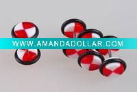 UV fack plug body piercing jewelry