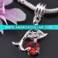 crystal dolphin charms