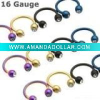 (WS1209)316L Stainess Steel Body Piercing