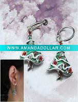 Wholesale Christmas earring/christmas jewelry/christmas gifts/fashion earrly