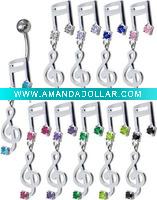 Belly navel piercing body jewelry