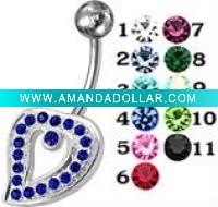 Wholesale body jewelry fashion belly-button ring navel ring