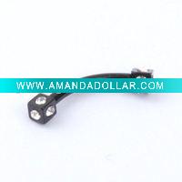316 body jewelry with stone EYEBROW