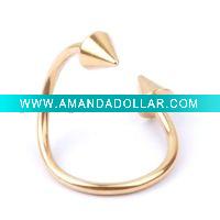 316 body jewelry with stone EYEBROW