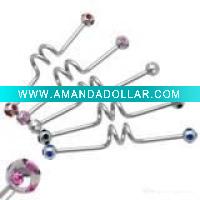 Fashion Black Tongue piercing(WS1154)