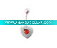 Wholesale (WS798)Fashion 316L stainless steel belly body piercing jewelry