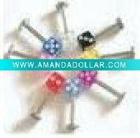 Wholesale (WS871)Fashion Dice Labret Body Piercingjewelry