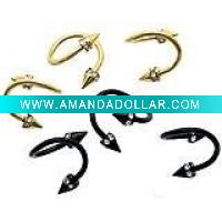 Wholesale (WS1144)316L Stainess Steel Nose Body Piercing Jewelry