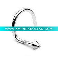 Wholesale fashion stainless steel body jewelry,nose piercing,nose body jewerly