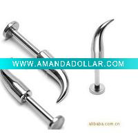 Wholesale fashion stainless steel body jewelry,ear piercing