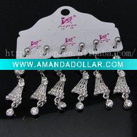 Fashion piercing dangle belly button rings