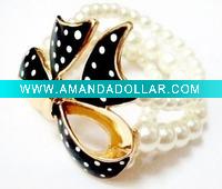 Wholesale bowknot pearl bracelet