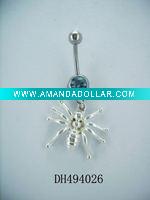 fashion body jewelry belly piercings