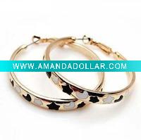 Wholesale 2011 fashion alloy hoop earring (hot)