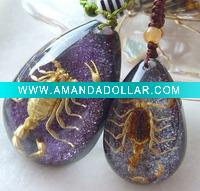 Wholesale Fashion jewelry--Real insects inside resin
