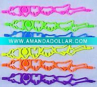 colorful hollow silicone band