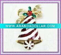 Christmas Brooch;Alloy Brooch;Enamel Brooch