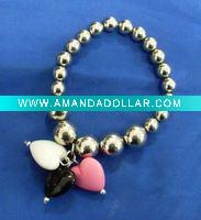 Wholesale heart silver bracelet