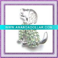 Wholesale Rhinestone Brooch;Dog Brooch;Brooch Pin