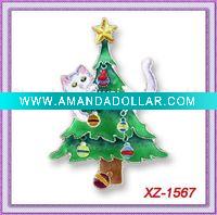 Wholesale XZ-1567 Christmas Tree Pin