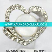 Wholesale fashion alloy pearl ring RG-10141
