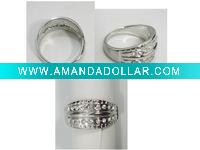 Wholesale Fashion Finger Ring CZ Finger Ring Silver Finger Ring
