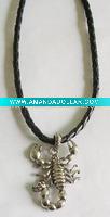 Leather necklace