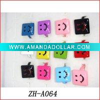 Wholesale Smiling Face Rings/Fashion Acrylic Rings/Cool Acrylic Rings