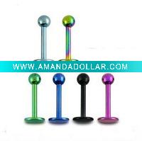 Wholesale G23 Titanium lip piercing body labret ring piercing jewelry