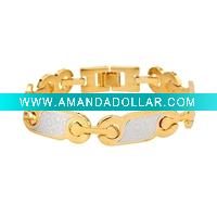 Wholesale titanium plating bracelet (SD0432-FIPG07)