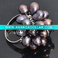 Wholesale AR016 Fashion pearl ring jewelry