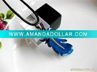 Wholesale men necklace HOT fashion jewelry Stainless steel Necklace feather pandent Necklace For Lovers