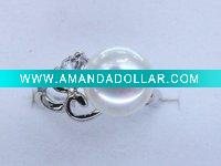 Wholesale 8 mm fancy freshwater pearl rings HJ3510