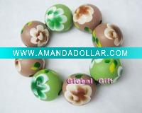 HOT!!! Fashion Globular Wood Bracelet