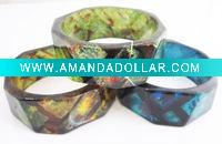Wholesale Fashion Resin Bangle