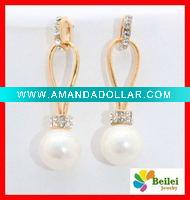 Wholesale Exquisite costume chandelier earring