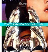 Bamboo Hoop earrings