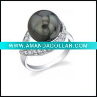 Wholesale Fashion alloy rings,pearl rings,elegant jewellery