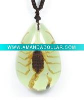Wholesale New fashion pendant--Real scorpion pendant