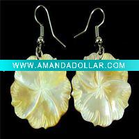 mop shell earrings