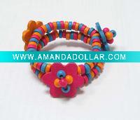 Bracelet,child's bracelet,wood bead bracelet, BDL06548